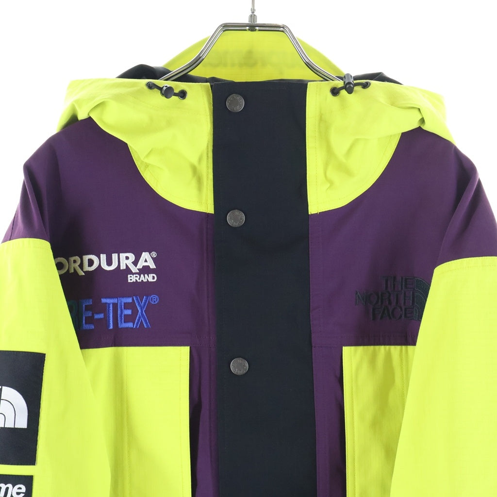 SUPREME(シュプリーム) 18AW ×THE NORTH FACE Expedition Jacket ザノースフェイス フーデッド エクスペディション ナイロン ジャケット パープル/イエロー NP618101