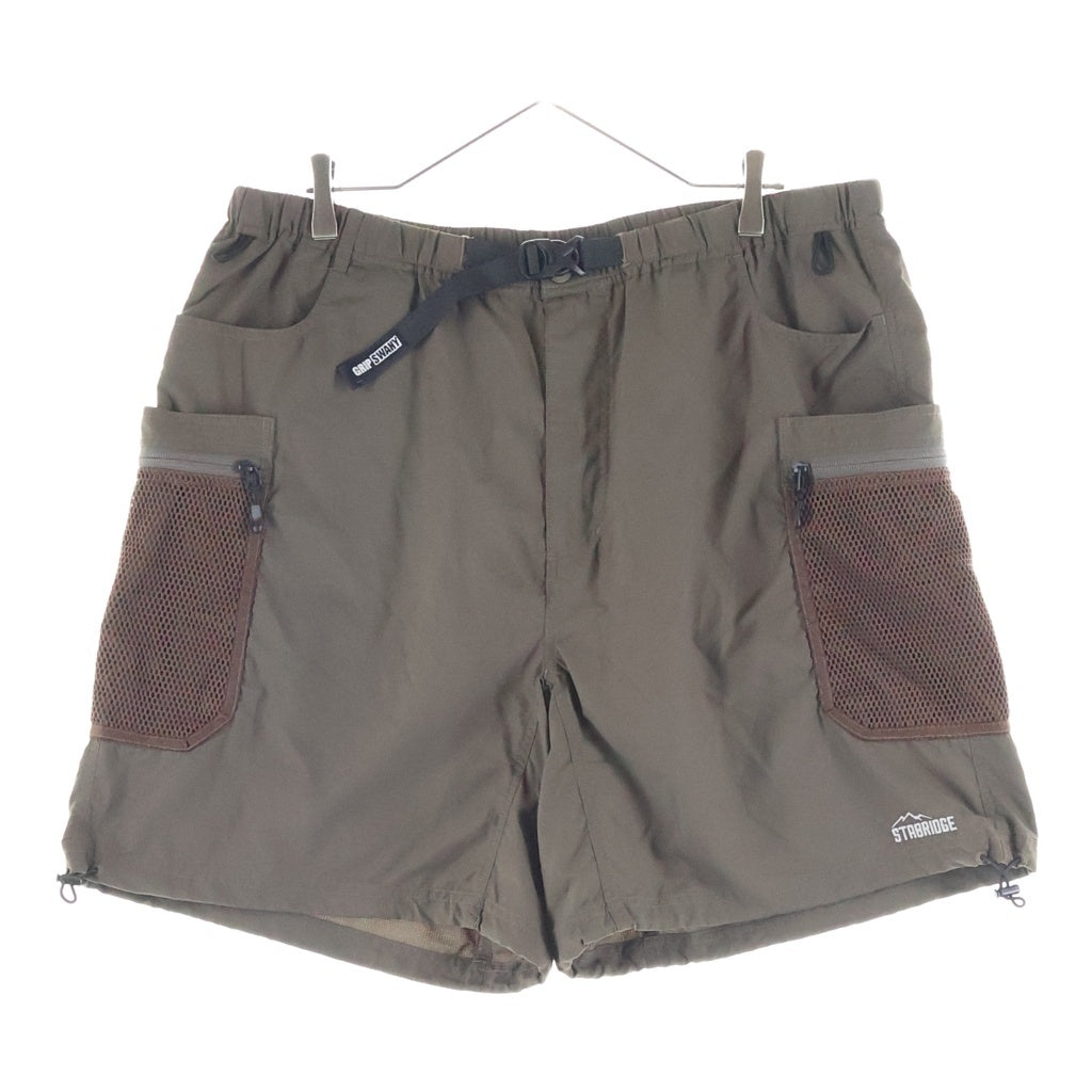 GRIP SWANY(グリップスワニー) ×STABRIDGE スタブリッジ メッシュポケット ショートパンツ ショーツ ベージュ