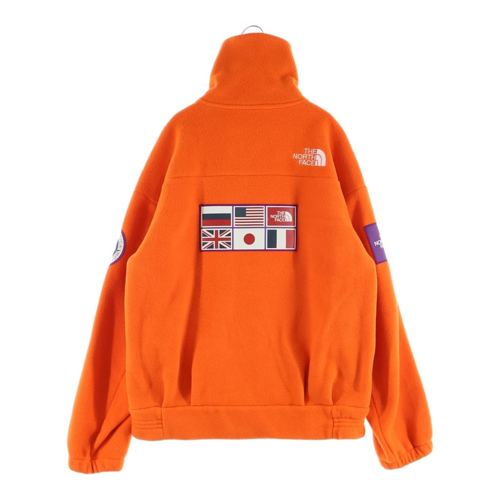 THE NORTH FACE(ザノースフェイス) 21AW TRANS ANTARCTICA FLEECE JACKET 国旗デザイン トランスアンター クティカ フリースジャケット オレンジ NF0A5GF1