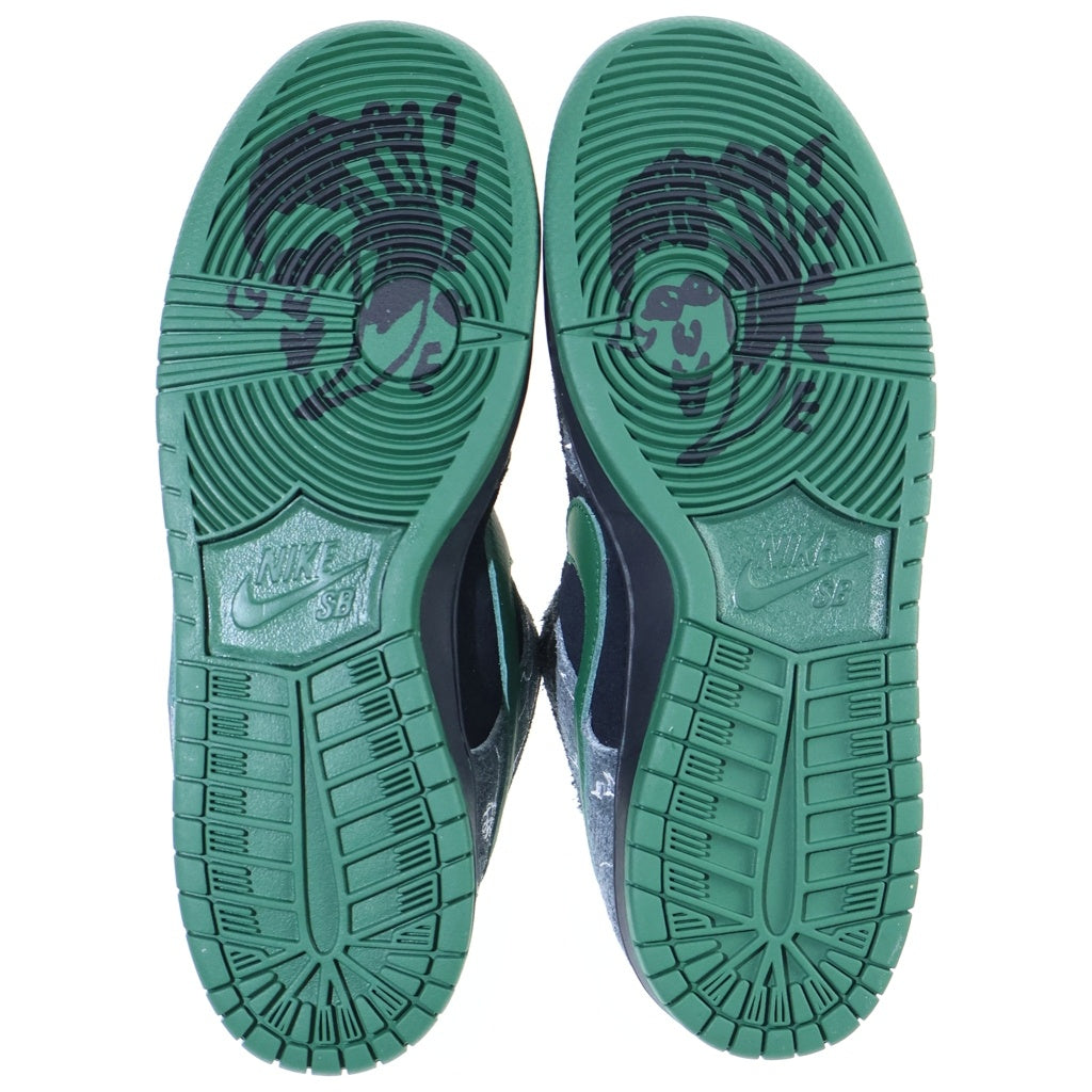 NIKE SB(ナイキエスビー) ×THERE SKATEBOARDS DUNK LOW PRO ゼアスケートボード ダンク ローカットスニーカー ブラック/グリーン US9.5/27.5cm HF7743-001