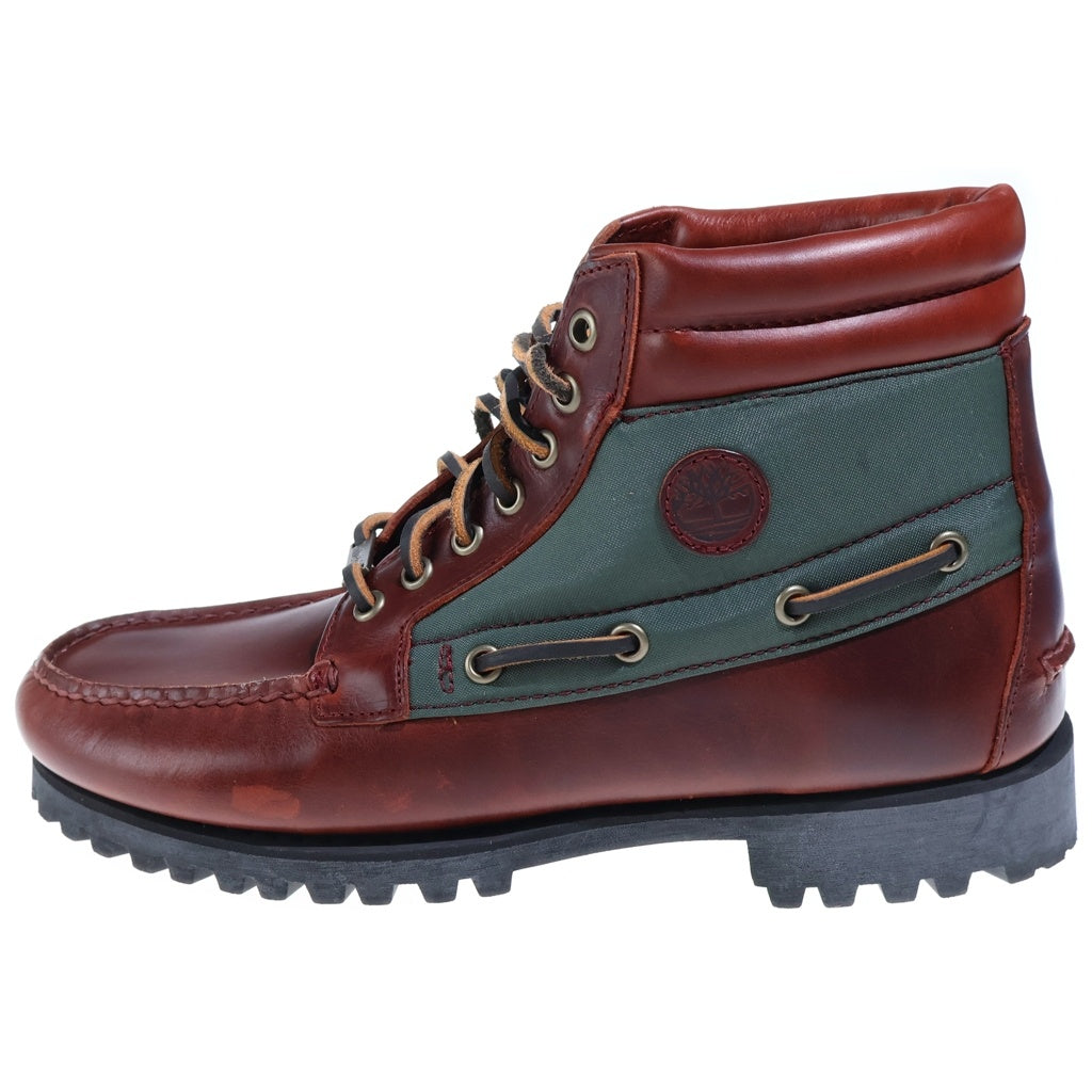 Timberland(ティンバーランド) ×BEAMS 7EYE CLASSIC LUG 7アイ クラシック ラグ ハイカット トレッキングシューズ ブラウン/グリーン TBOA6DNHEDP