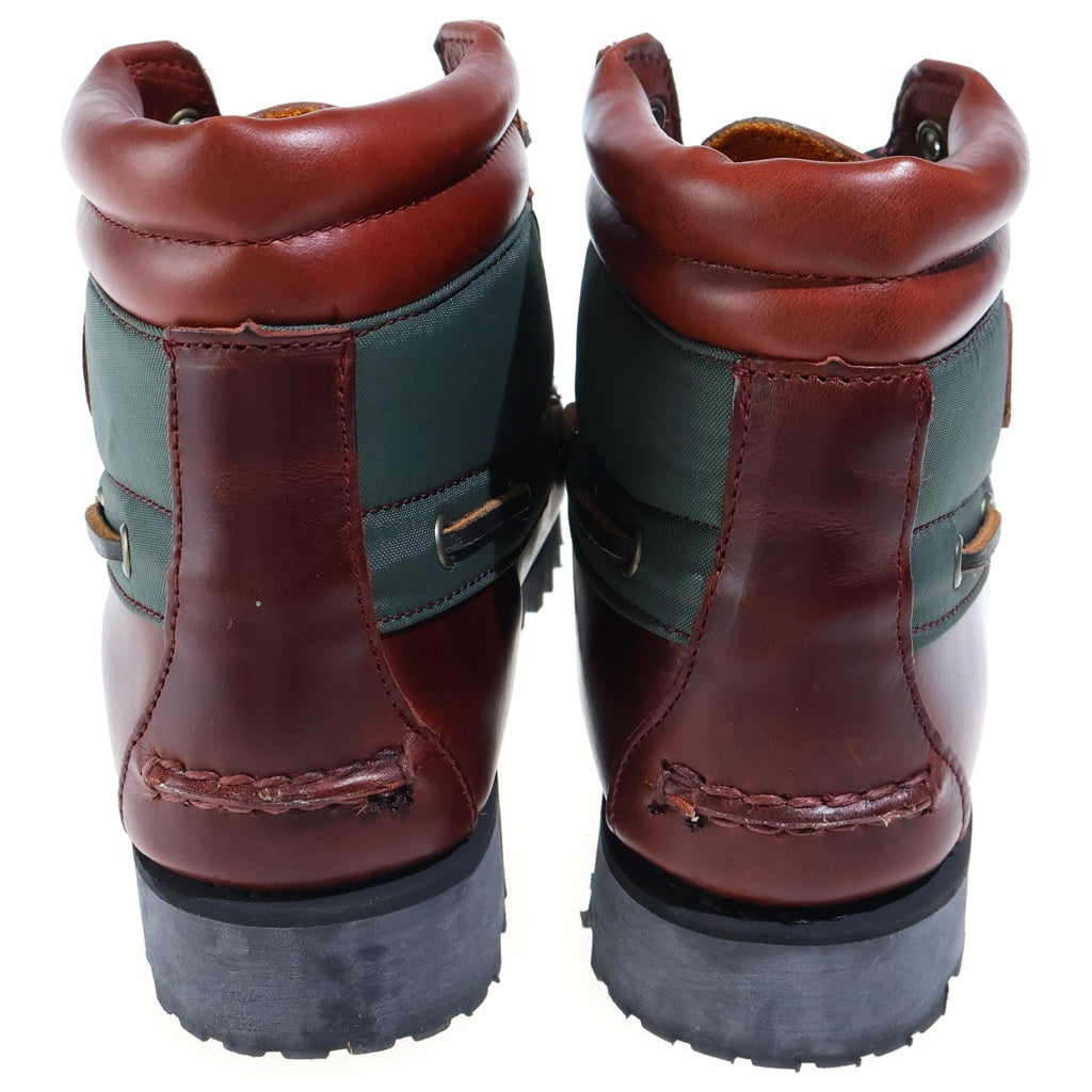 Timberland(ティンバーランド) ×BEAMS 7EYE CLASSIC LUG 7アイ クラシック ラグ ハイカット トレッキングシューズ ブラウン/グリーン TBOA6DNHEDP