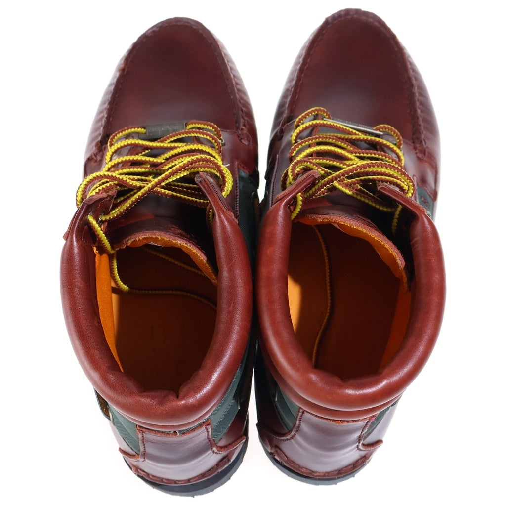 Timberland(ティンバーランド) ×BEAMS 7EYE CLASSIC LUG 7アイ クラシック ラグ ハイカット トレッキングシューズ ブラウン/グリーン TBOA6DNHEDP