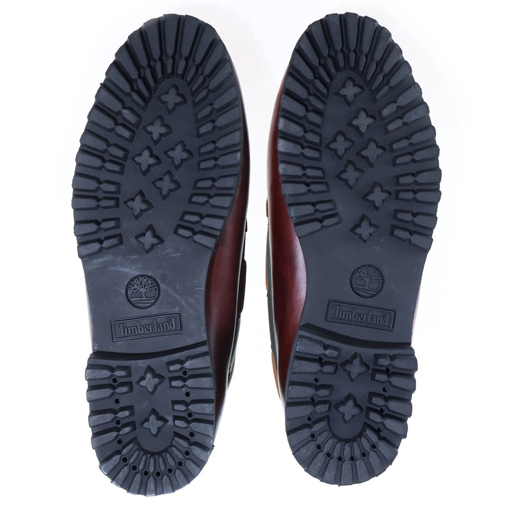 Timberland(ティンバーランド) ×BEAMS 7EYE CLASSIC LUG 7アイ クラシック ラグ ハイカット トレッキングシューズ ブラウン/グリーン TBOA6DNHEDP
