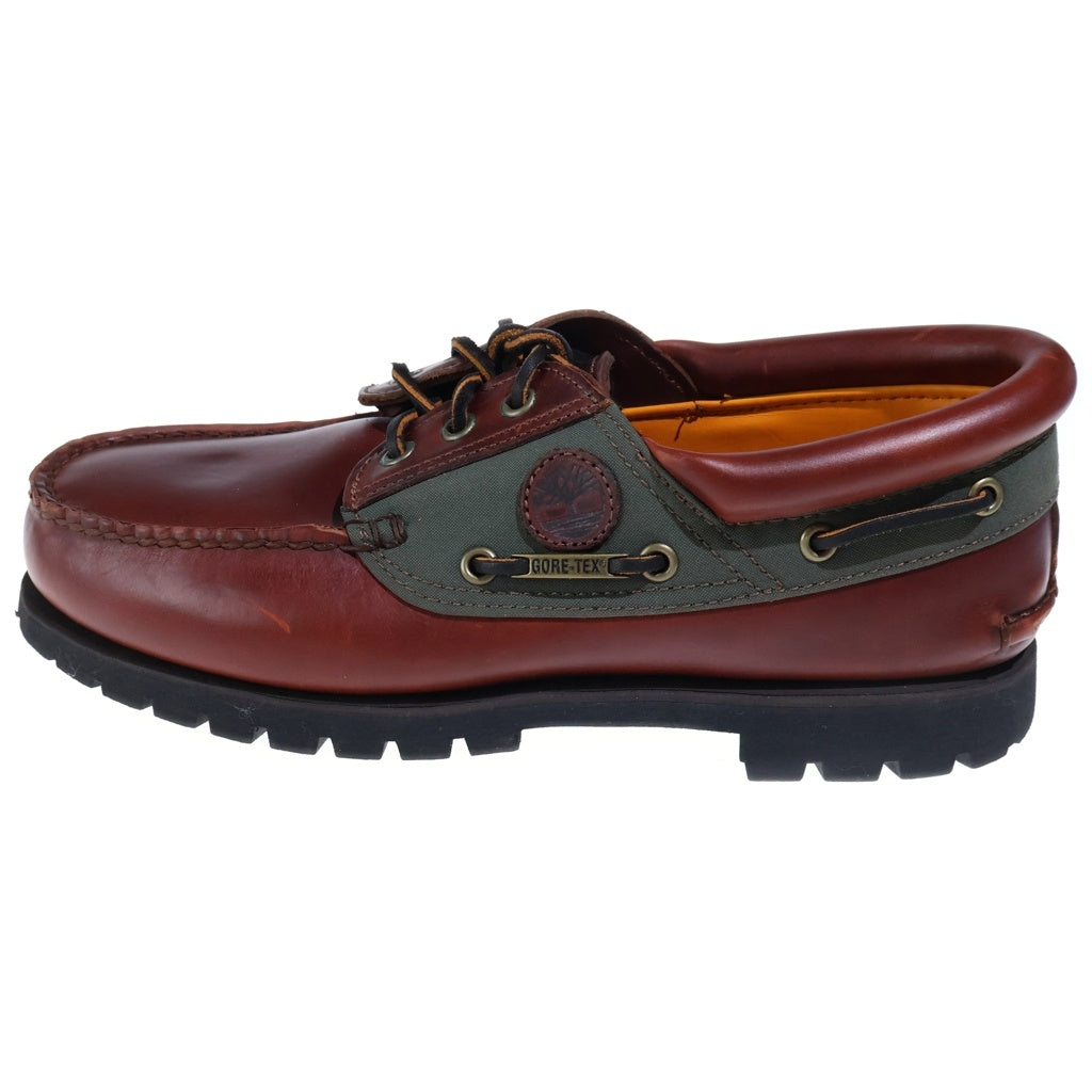 Timberland(ティンバーランド) 3-EYE CLASSIC LUG GORE-TEX 3アイ クラシックラグ ゴアテックス デッキシューズ ブラウン/グリーン 59033