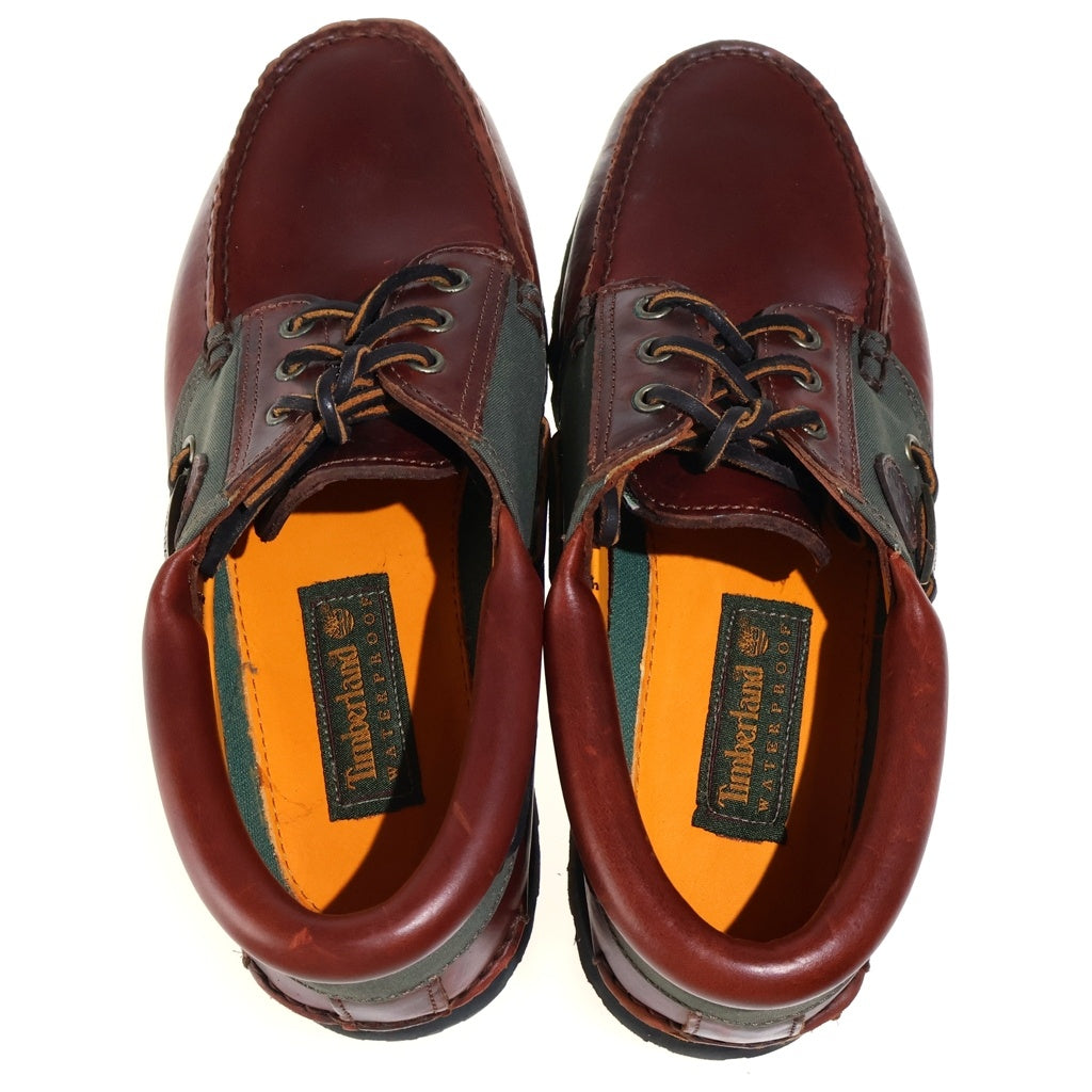 Timberland(ティンバーランド) 3-EYE CLASSIC LUG GORE-TEX 3アイ クラシックラグ ゴアテックス デッキシューズ ブラウン/グリーン 59033