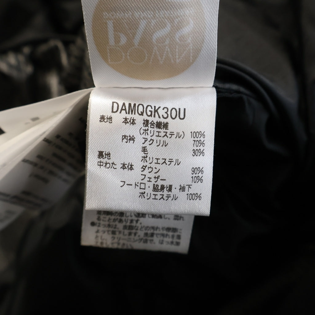 DESCENTE(デサント) MOUNTAINEER マウンテニア 水沢ダウン ダウンジャケット ブラック DAMQGK30U