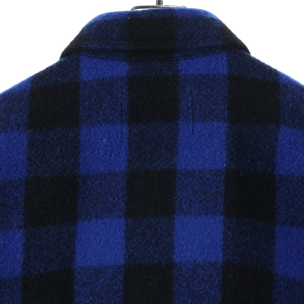 SUBCULTURE(サブカルチャー) 25AW BUFFALO CHECK JACKET バッファロー チェック シャツジャケット ブルー/ブラック SCJK-A2501