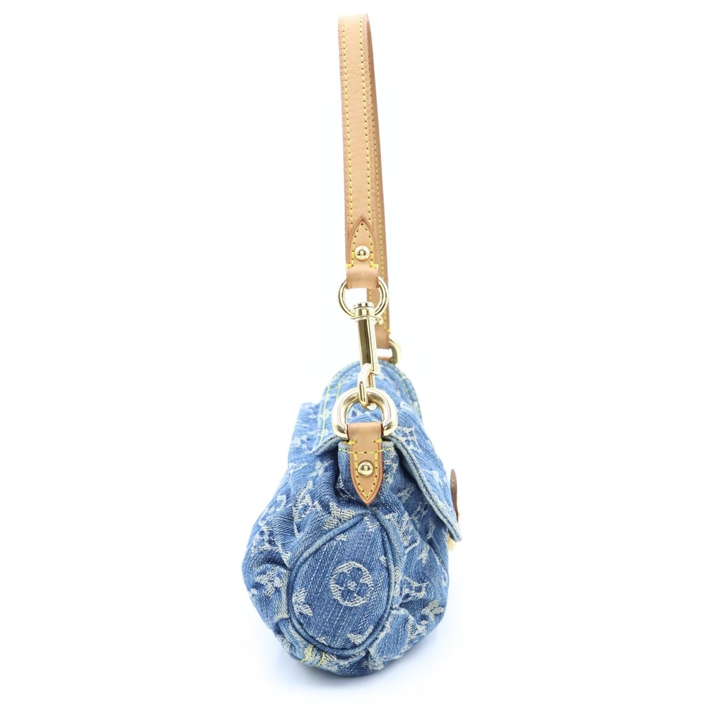 LOUIS VUITTON(ルイヴィトン) ミニプリーティ ワンショルダー ハンドバッグ モノグラム デニム M95050 レディース