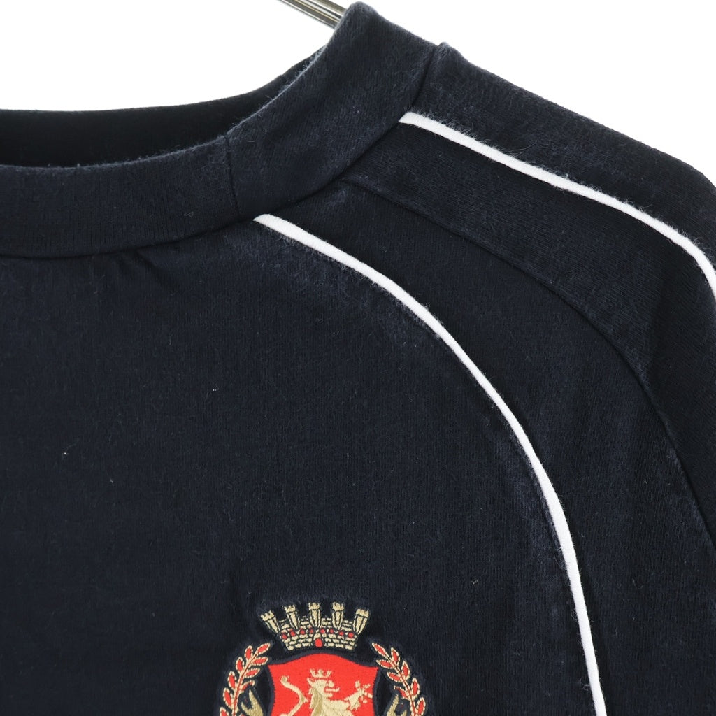 BALENCIAGA(バレンシアガ) 24SS Men's Paris Soccer Long Sleeve T-Shirt Oversized メンズ パリス サッカー ロングスリーブ Tシャツ オーバーサイズ ブラック 778972