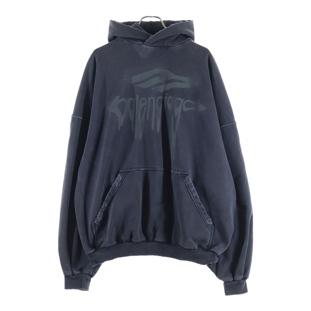 BALENCIAGA(バレンシアガ) 25SS Large Fit Hoodie ラージ フィット プルオーバーパーカー ブラック 803265