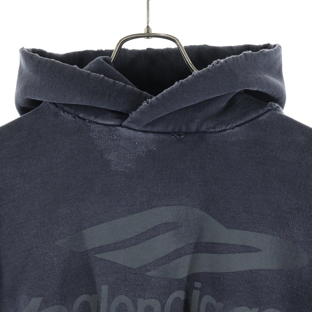BALENCIAGA(バレンシアガ) 25SS Large Fit Hoodie ラージ フィット プルオーバーパーカー ブラック 803265