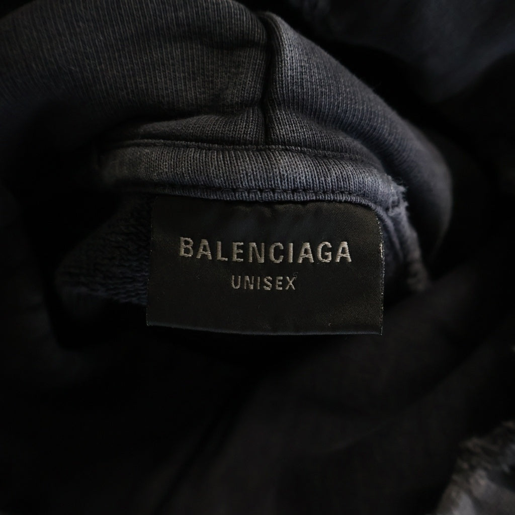 BALENCIAGA(バレンシアガ) 25SS Large Fit Hoodie ラージ フィット プルオーバーパーカー ブラック 803265