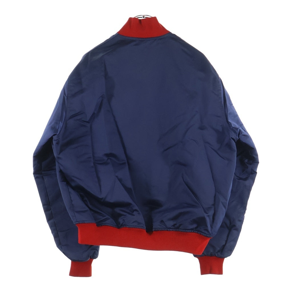 NO BRAND(ノーブランド) STARTER 90s VINTAGE MLB CALIFORNIA ANGELS カリフォルニアエンジェルス サテンスタジャン ネイビー/レッド