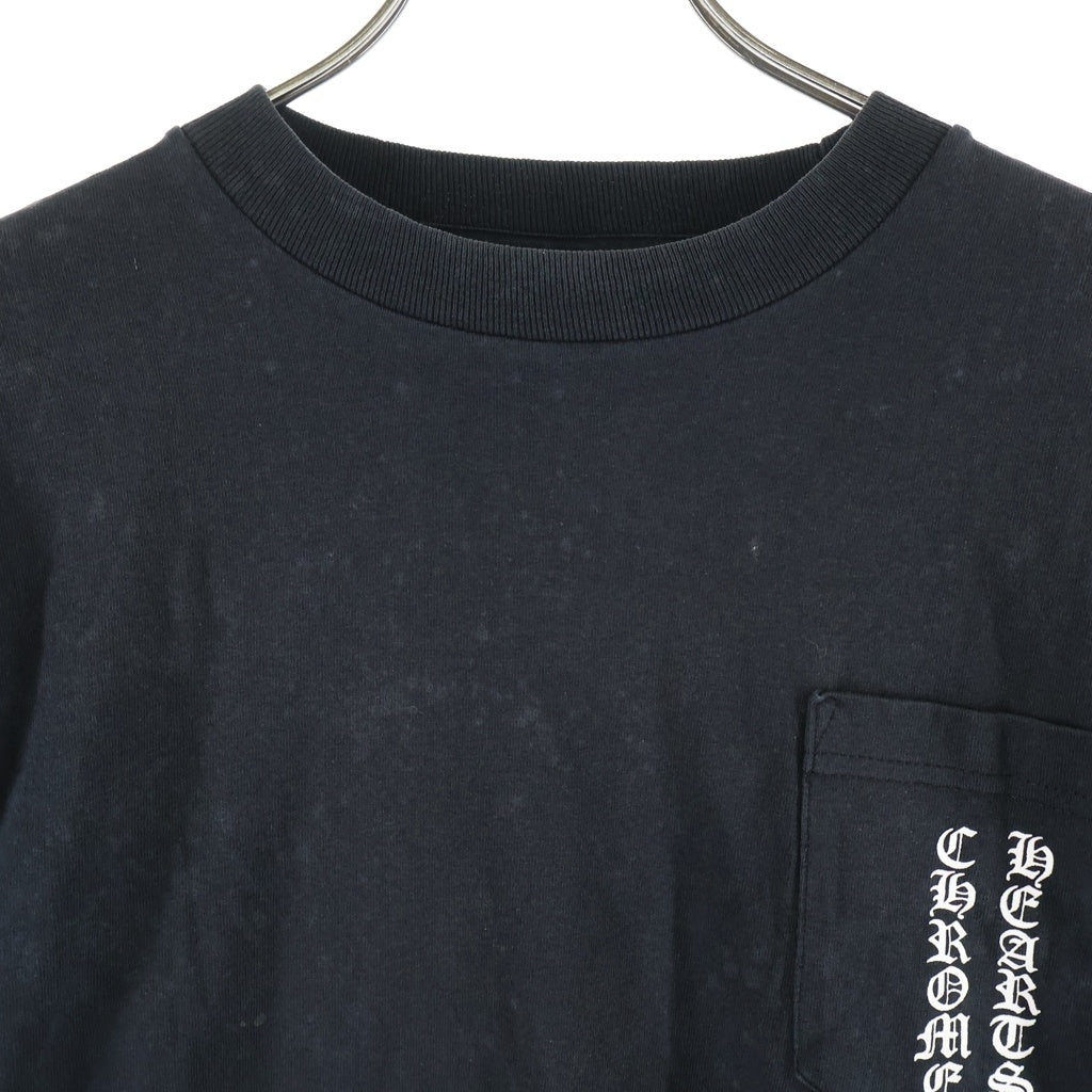CHROME HEARTS(クロムハーツ) CH L/S T-SHIRT バックスクロールロゴ 長袖Tシャツ ロンT ブラック
