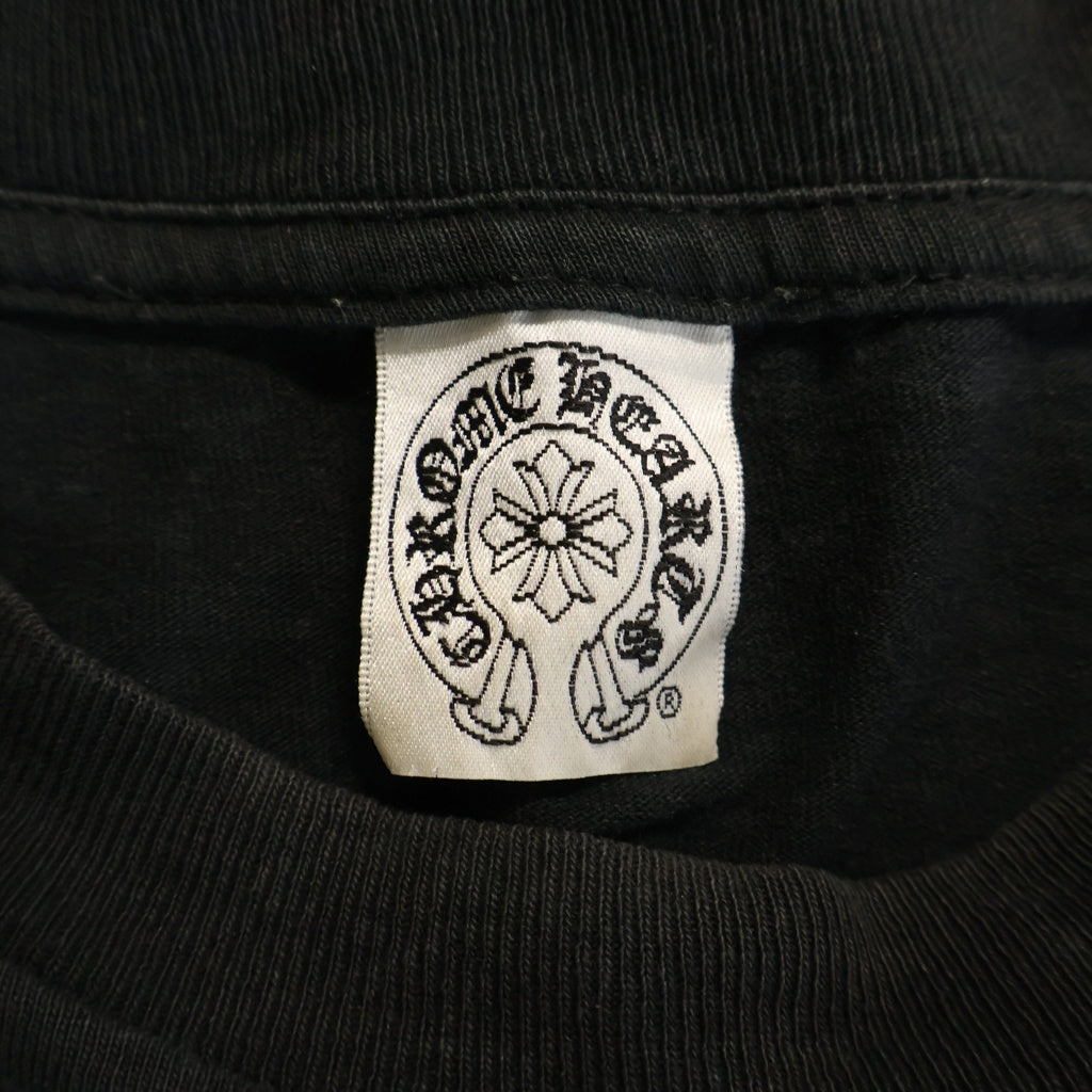 CHROME HEARTS(クロムハーツ) CH L/S T-SHIRT バックスクロールロゴ 長袖Tシャツ ロンT ブラック