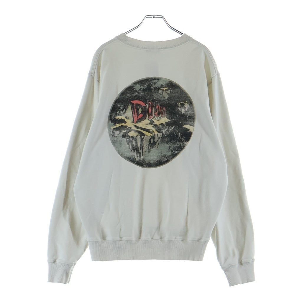 Christian Dior(クリスチャンディオール) 23SS AsteroDior アストロディオール スウェット トレーナー ロゴ 両面プリント ホワイト