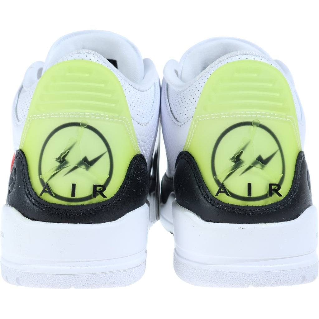 NIKE(ナイキ) ×FRAGMENT AIR JORDAN 3 フラグメント エア ジョーダン3 ローカットスニーカー ホワイト/ブラック US9/27cm DA3595-100