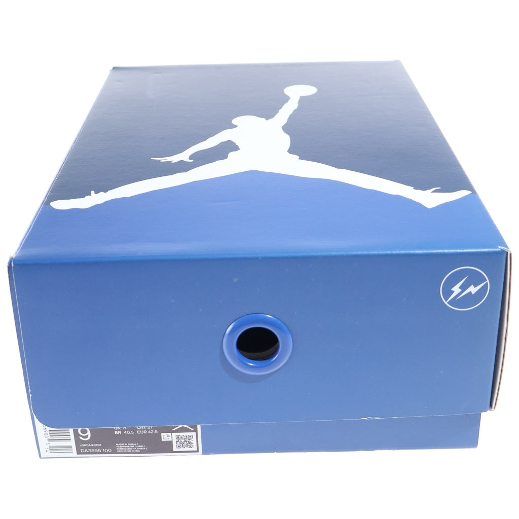 NIKE(ナイキ) ×FRAGMENT AIR JORDAN 3 フラグメント エア ジョーダン3 ローカットスニーカー ホワイト/ブラック US9/27cm DA3595-100