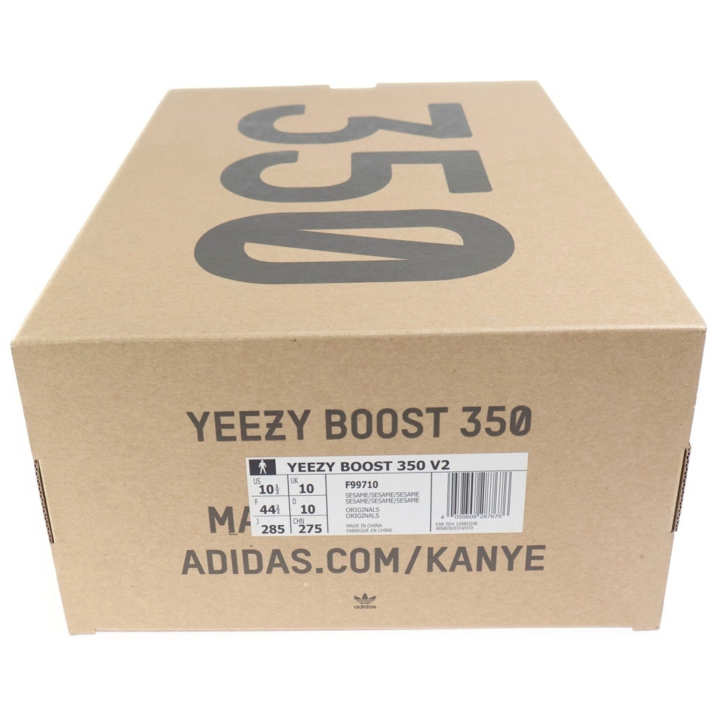 adidas(アディダス) YEEZY BOOST SESAME イージーブースト 350 V2 セサミ ローカットスニーカー グレー US10.5/27.5cm F99710