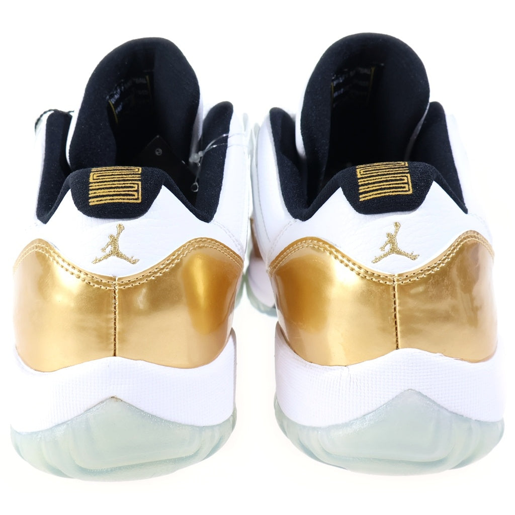 NIKE(ナイキ) AIR JORDAN 11 RETRO LOW CLOSING CEREMONY エア ジョーダン11 レトロ クロージングセレモニー ローカットスニーカー ホワイト/ゴールド US10/28cm 528895-103