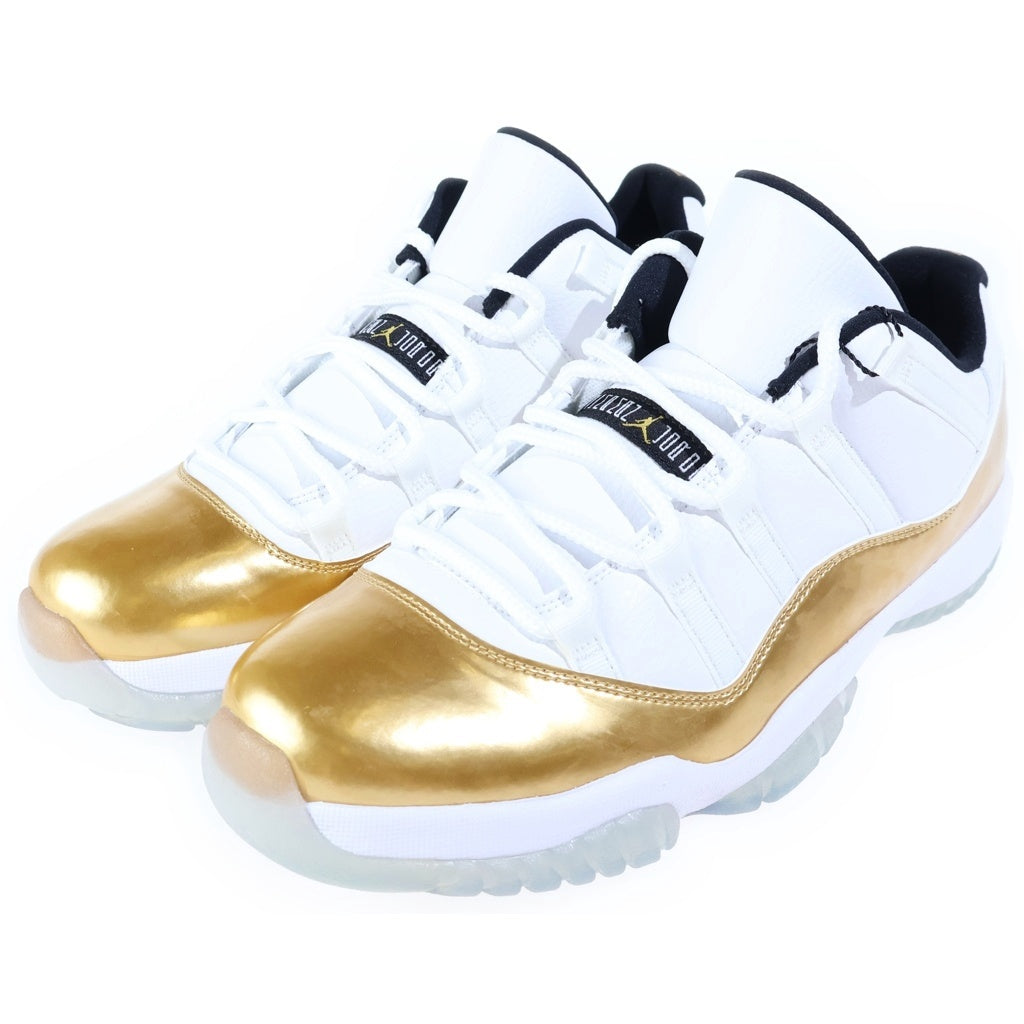 NIKE(ナイキ) AIR JORDAN 11 RETRO LOW CLOSING CEREMONY エア ジョーダン11 レトロ クロージングセレモニー ローカットスニーカー ホワイト/ゴールド US10.5/28.5cm 528895-103