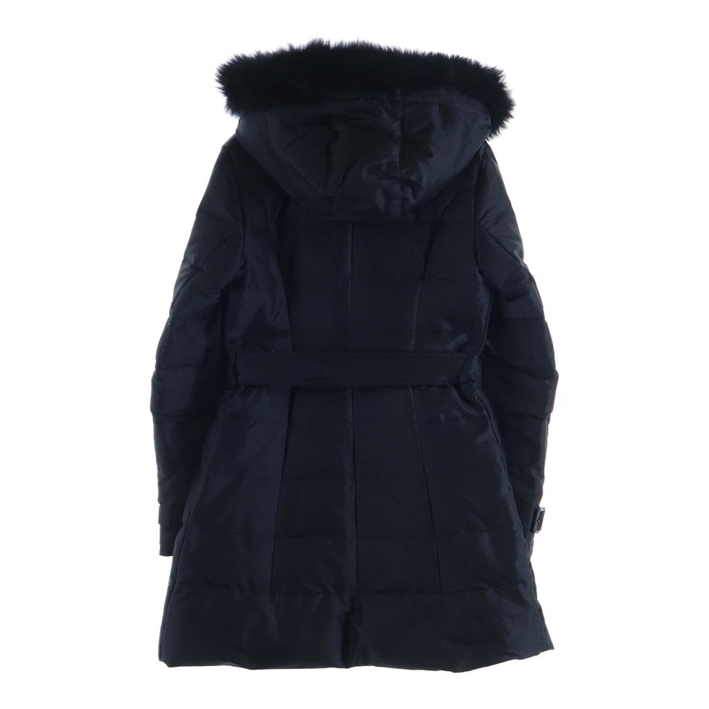 BURBERRY LONDON(バーバリーロンドン) ナイロンダウンコート フード付き ポリエステル ブラック B1C12-654-09 レディース