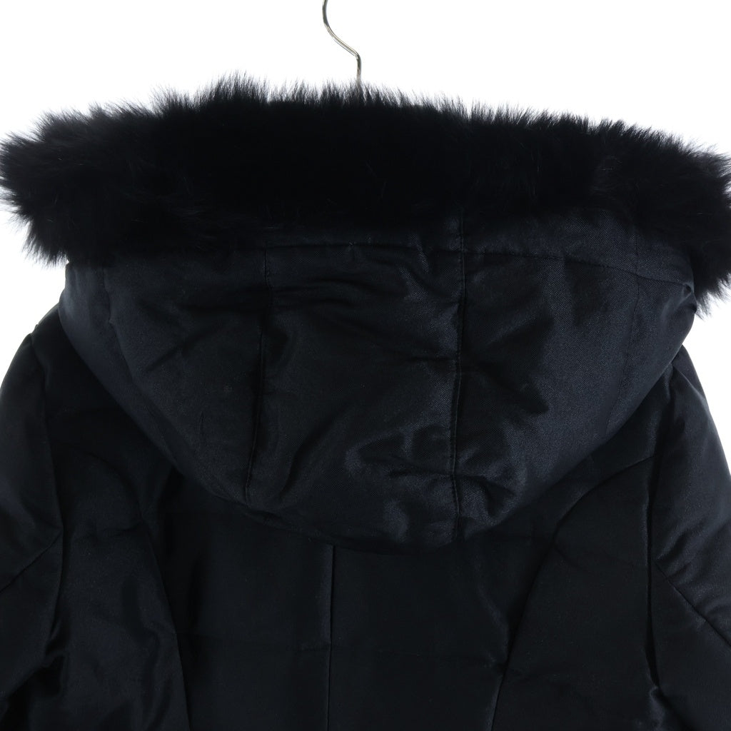 BURBERRY LONDON(バーバリーロンドン) ナイロンダウンコート フード付き ポリエステル ブラック B1C12-654-09 レディース
