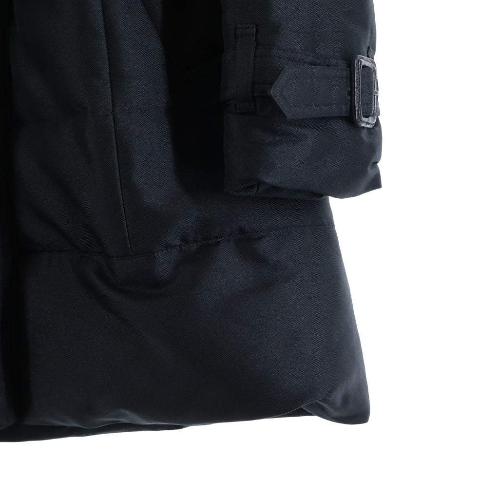 BURBERRY LONDON(バーバリーロンドン) ナイロンダウンコート フード付き ポリエステル ブラック B1C12-654-09 レディース