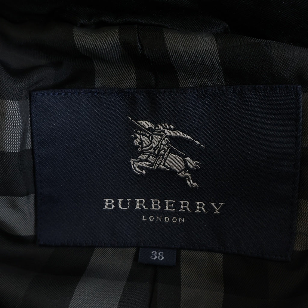 BURBERRY LONDON(バーバリーロンドン) ナイロンダウンコート フード付き ポリエステル ブラック B1C12-654-09 レディース