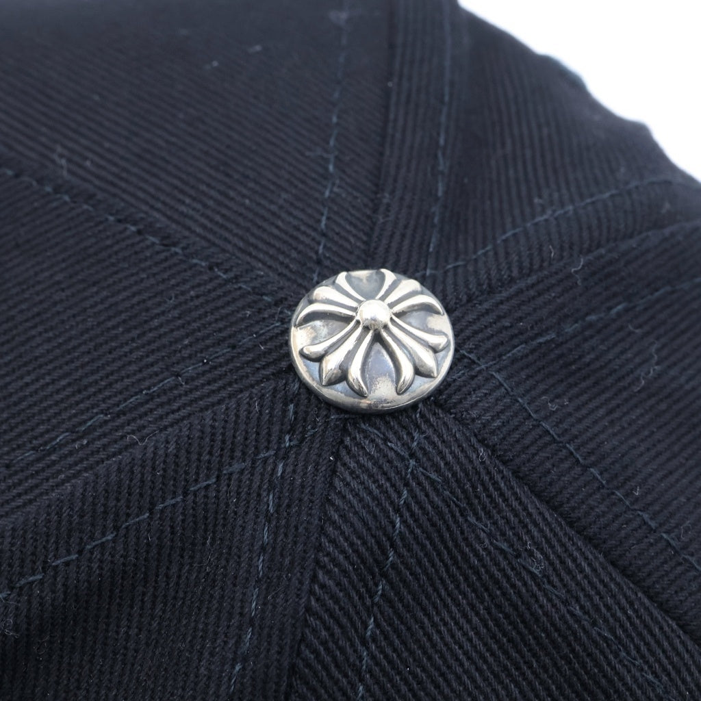 CHROME HEARTS(クロムハーツ) CH Plus Horseshoe Embroidery Baseball Cap ホースシュー エンブロイダリー ベースボール キャップ ブラック