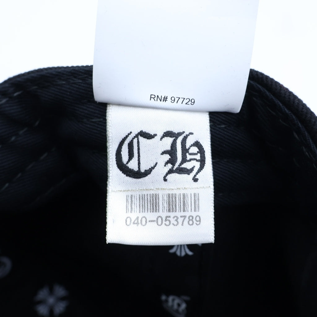 CHROME HEARTS(クロムハーツ) CH Plus Horseshoe Embroidery Baseball Cap ホースシュー エンブロイダリー ベースボール キャップ ブラック