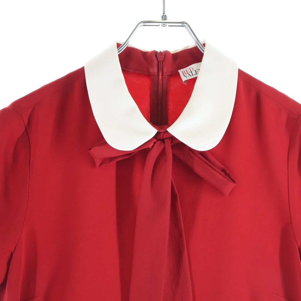 RED VALENTINO(レッド ヴァレンティノ) ワンピース トップス レッド/ホワイト レディース 0000031649