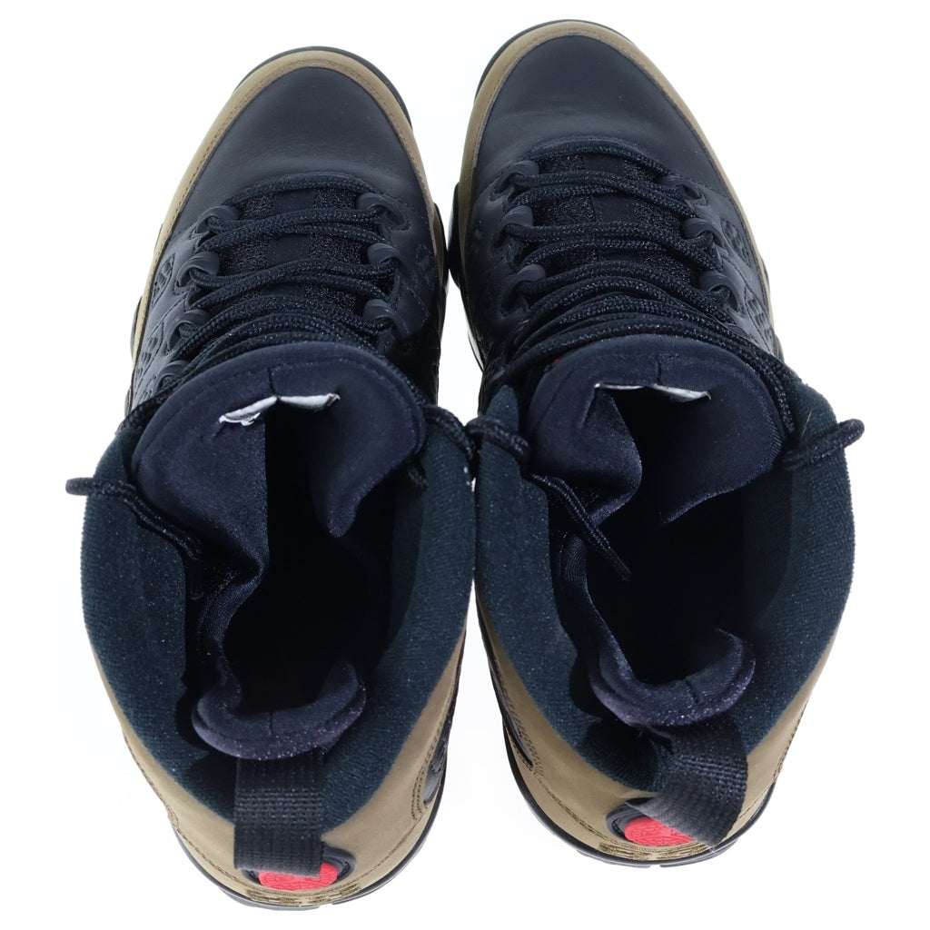 NIKE(ナイキ) AIR JORDAN 9 OLIVE エアジョーダン9 オリーブ ハイカットスニーカー ブラック/ブラウン US9.5/27.5cm HV4794-030