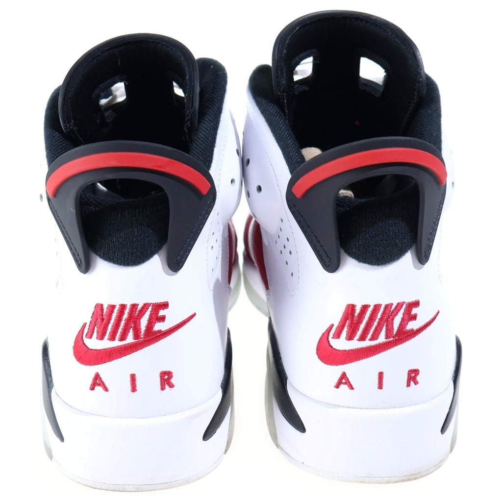 NIKE(ナイキ) AIR JORDAN 6 CARMINE エアジョーダン6 カーマイン ハイカットスニーカー ホワイト/レッド US10/28cm CT8529-106