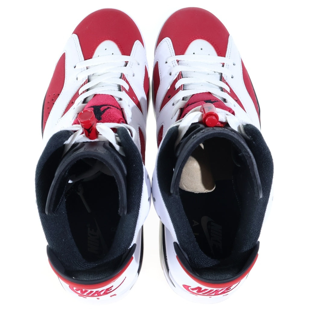 NIKE(ナイキ) AIR JORDAN 6 CARMINE エアジョーダン6 カーマイン ハイカットスニーカー ホワイト/レッド US10/28cm CT8529-106
