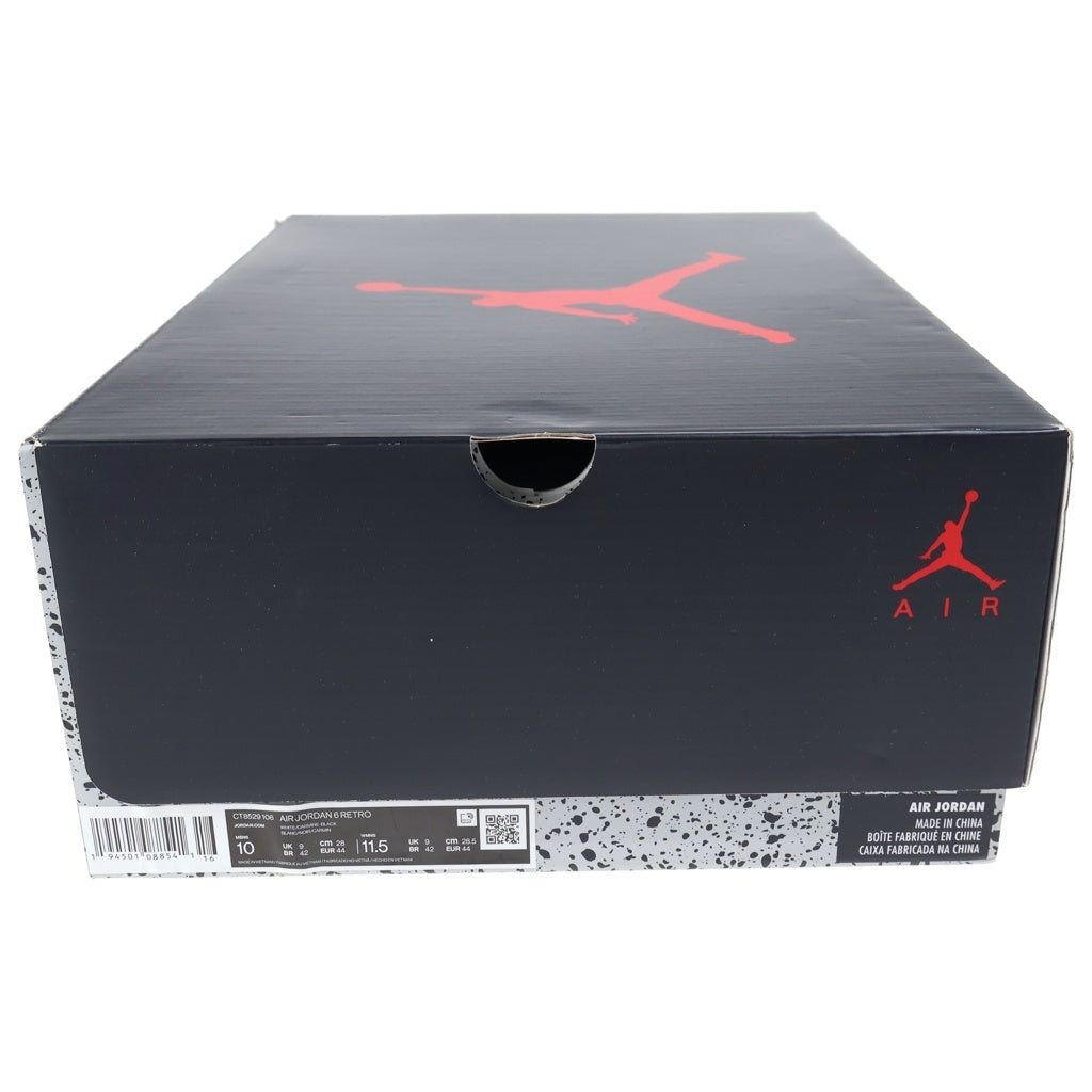 NIKE(ナイキ) AIR JORDAN 6 CARMINE エアジョーダン6 カーマイン ハイカットスニーカー ホワイト/レッド US10/28cm CT8529-106