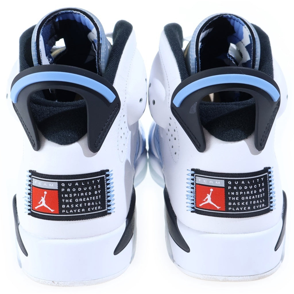 NIKE(ナイキ) AIR JORDAN 6 UNC エアジョーダン6 ハイカットスニーカー ホワイト US10/28cm CT8529-410
