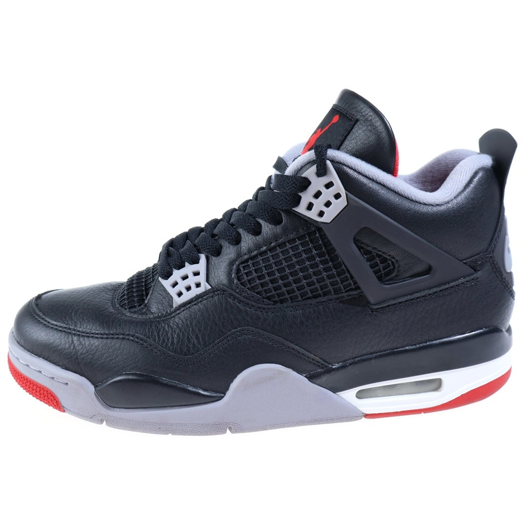 NIKE(ナイキ) AIR JORDAN 4 RETRO BRED REIMAGINED エアジョーダン4 レトロ ブレッド リイマジンド ハイカットスニーカー ブラック US10/28cm FV5029-006