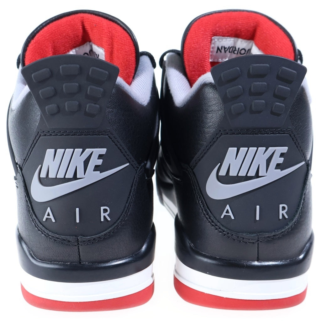 NIKE(ナイキ) AIR JORDAN 4 RETRO BRED REIMAGINED エアジョーダン4 レトロ ブレッド リイマジンド ハイカットスニーカー ブラック US10/28cm FV5029-006
