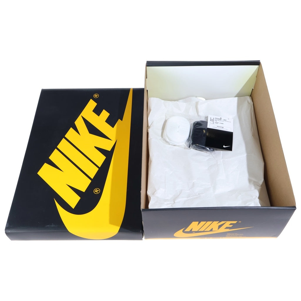 NIKE(ナイキ) AIR JORDAN 1 HIGH OG POLLEN エアジョーダン1 パラン ハイカットスニーカー ブラック/イエロー US10/28cm 555088-701