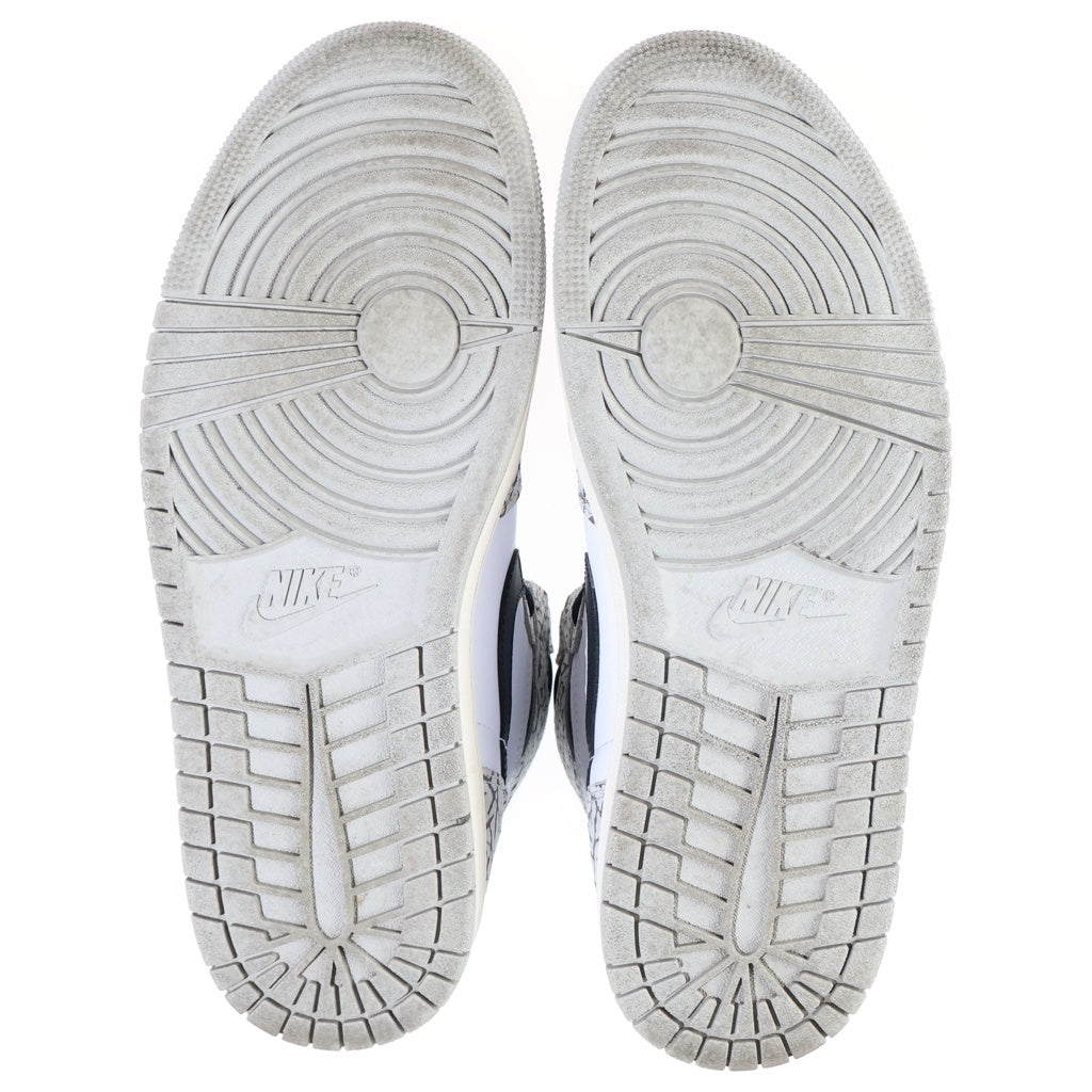 NIKE(ナイキ) AIR JORDAN 1 HIGH OG WHITE CEMENT SAFARI エアジョーダン1 セメント サファリ ハイカットスニーカー ホワイト/グレー US10/28cm DZ5485-052