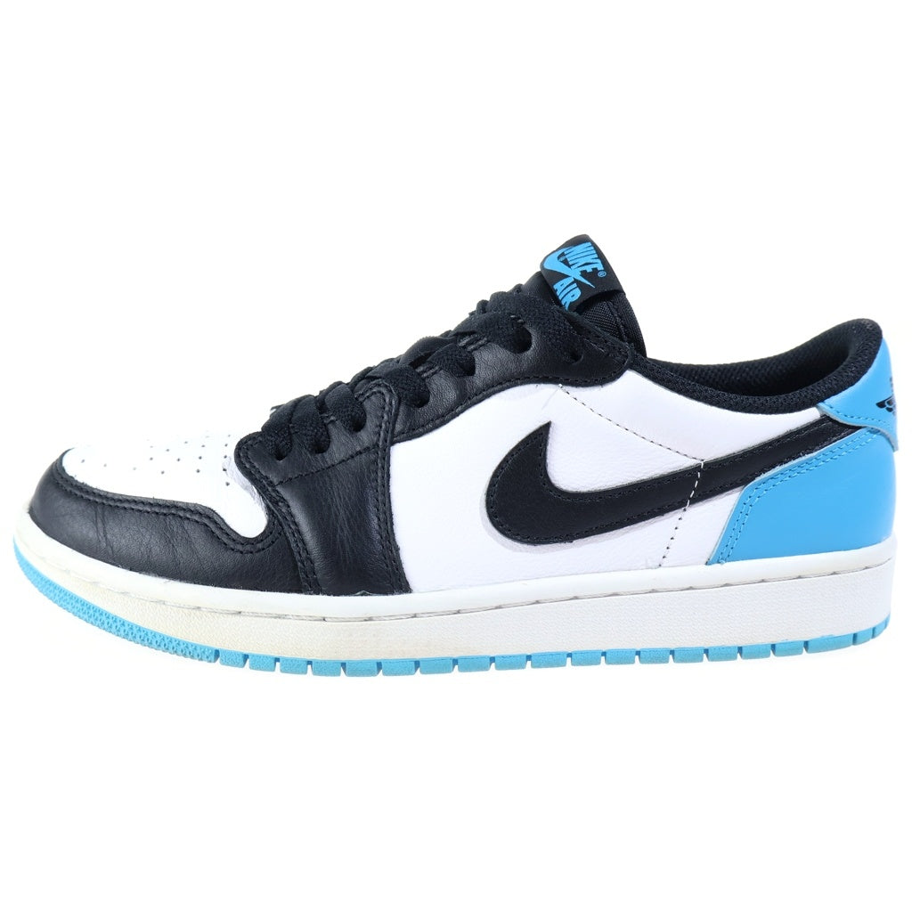 NIKE(ナイキ) WMNS AIR JORDAN 1 LOW OG ウィメンズ エアジョーダン1 ローカットスニーカー ホワイト/ブルー US10/27cm CZ0775-104