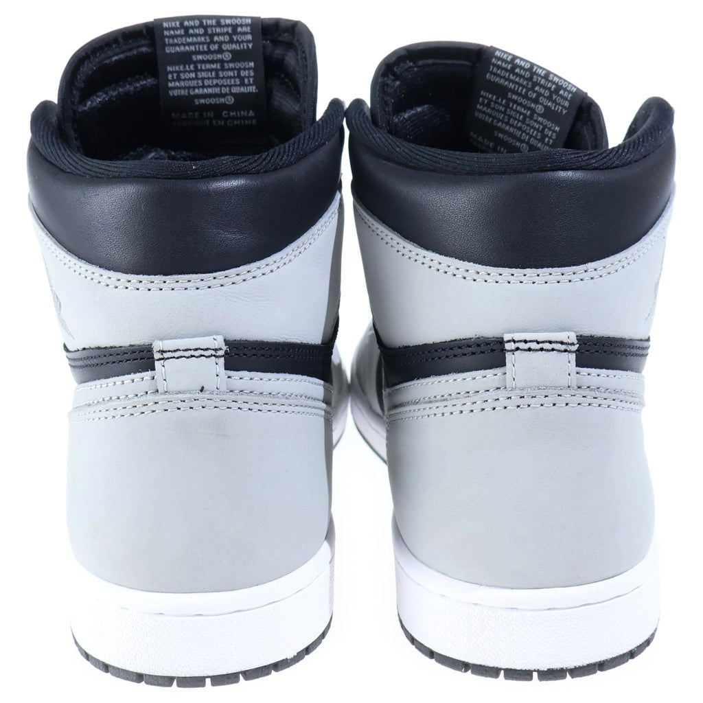 NIKE(ナイキ) AIR JORDAN 1 HIGH OG SHADOW 2.0 エアジョーダン1 シャドウ ハイカットスニーカー ブラック/グレー US10/28cm 555088-035