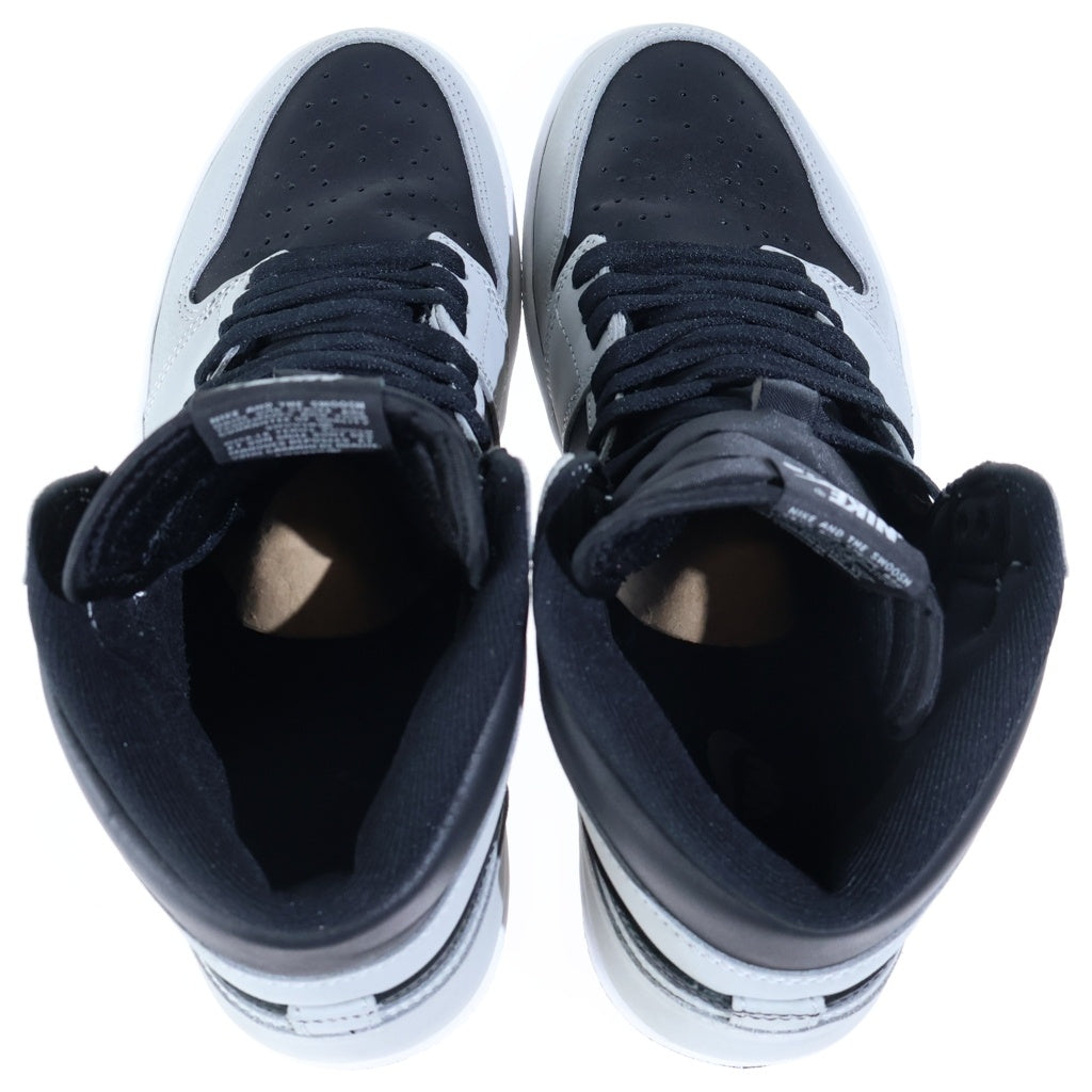 NIKE(ナイキ) AIR JORDAN 1 HIGH OG SHADOW 2.0 エアジョーダン1 シャドウ ハイカットスニーカー ブラック/グレー US10/28cm 555088-035