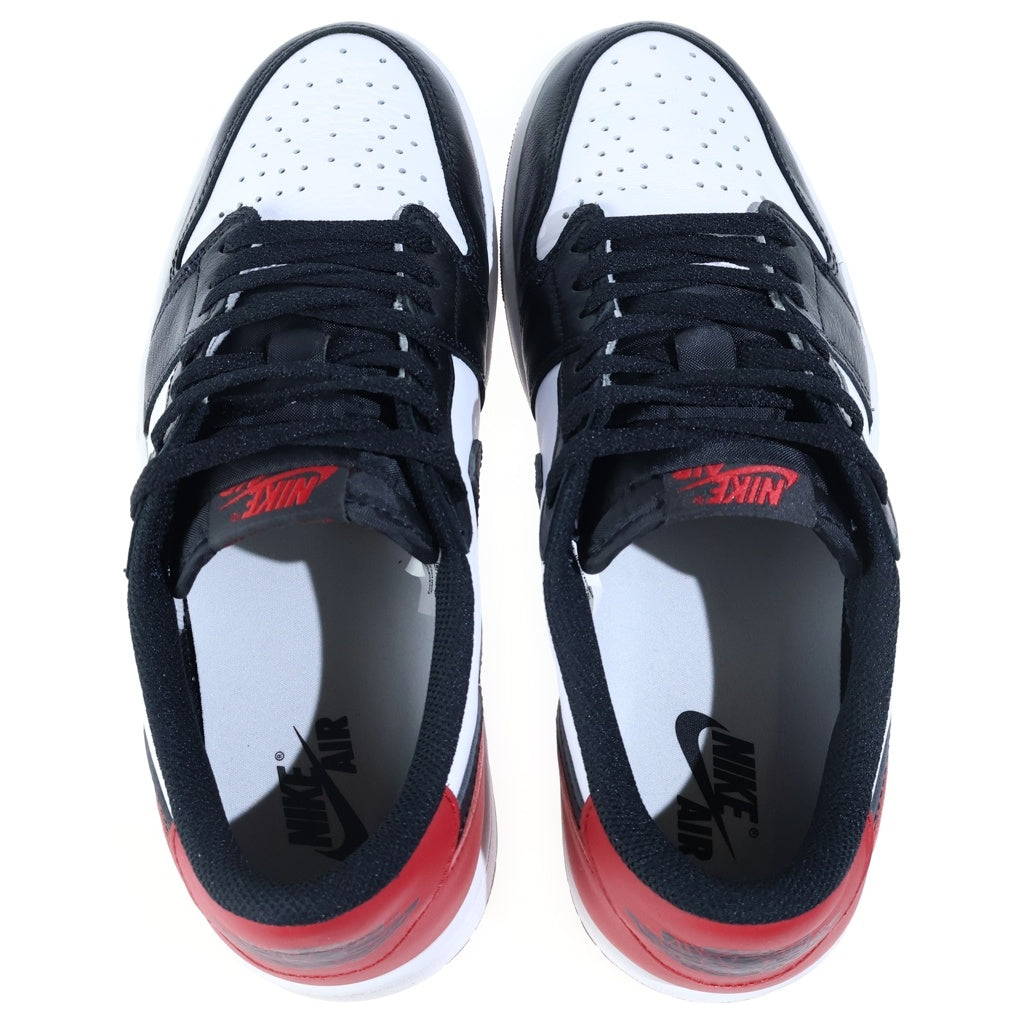 NIKE(ナイキ) AIR JORDAN 1 LOW OG BLACK TOE エアジョーダン1 ブラックトゥ ローカットスニーカー ホワイト/レッド US10/28cm CZ0790-106