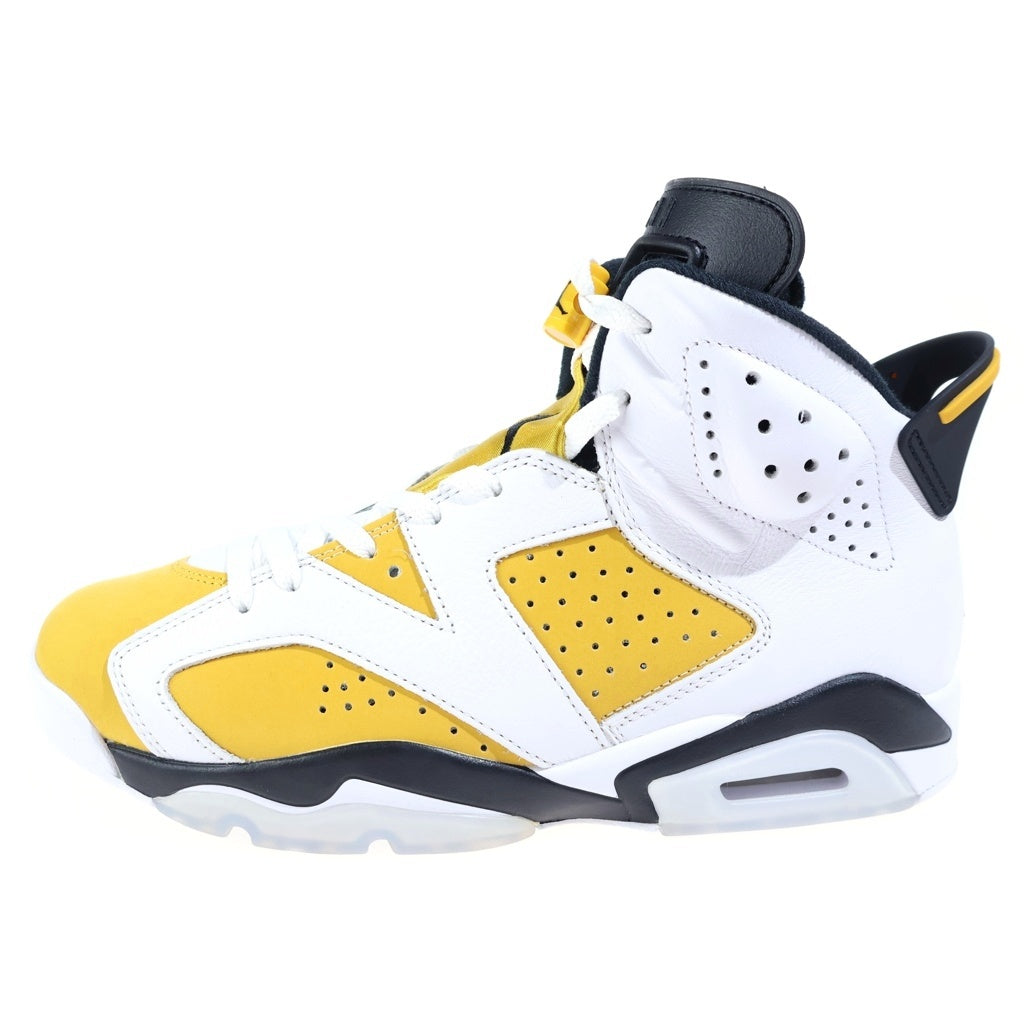 NIKE(ナイキ) AIR JORDAN 6 RETRO YELLOW OCHRE エアジョーダン6 レトロ イエローオークル ハイカットスニーカー ホワイト/イエロー US10/28cm CT8529-170