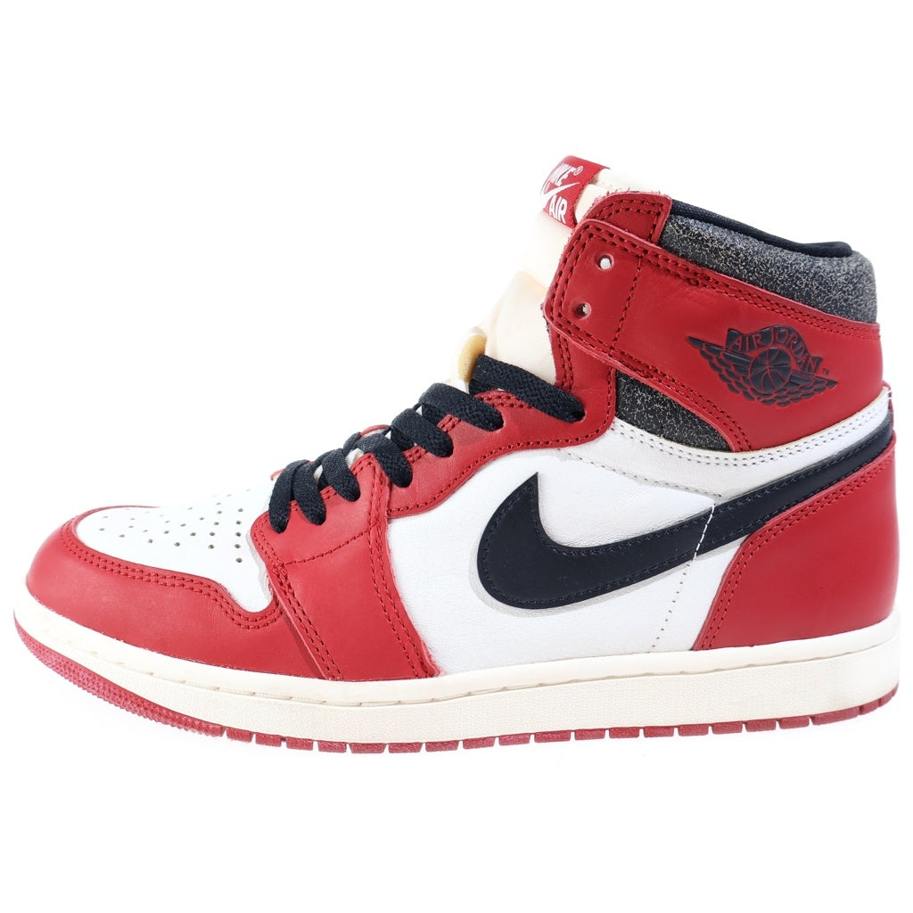 NIKE(ナイキ) AIR JORDAN 1 HIGH OG LOST FOUND CHICAGO エアジョーダン1 ロスト ファウンド シカゴ ハイカットスニーカー レッド/ホワイト US10/28cm DZ5485-612