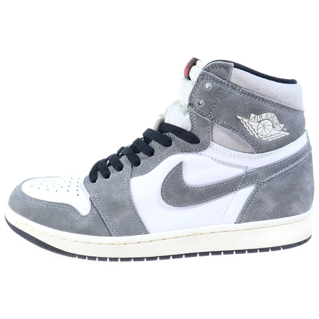 NIKE(ナイキ) AIR JORDAN 1 RETRO HIGH OG エアジョーダン1 レトロ ハイカットスニーカー ホワイト/グレー US10/28cm DZ5485-051