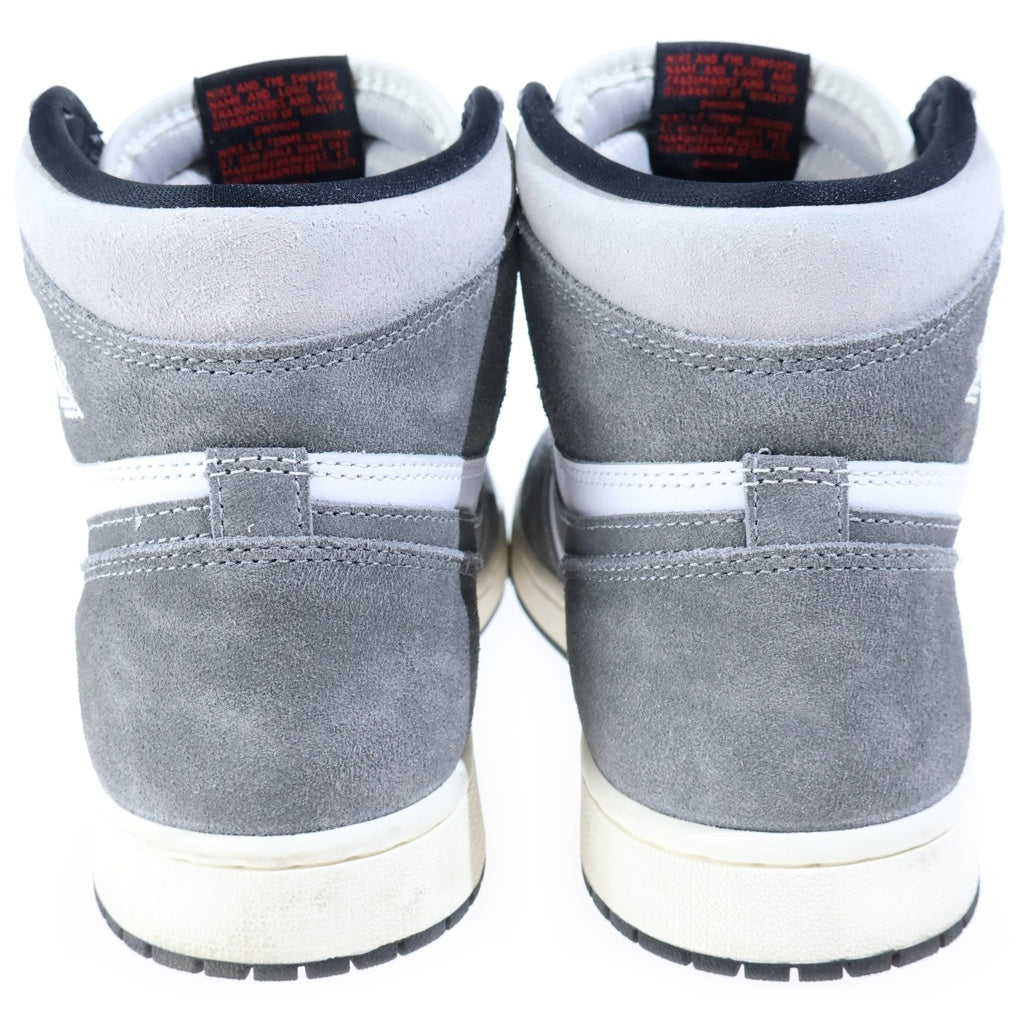 NIKE(ナイキ) AIR JORDAN 1 RETRO HIGH OG エアジョーダン1 レトロ ハイカットスニーカー ホワイト/グレー US10/28cm DZ5485-051